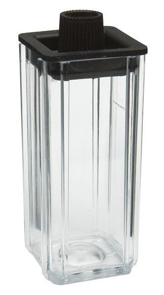 Celda de muestra 1" Poliestireno cuadrado 25mL con tapa