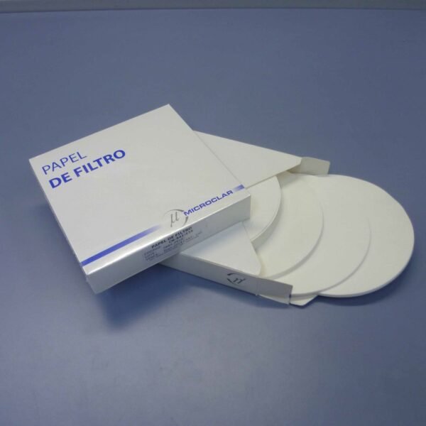 Papel de Filtro Cualitativo, Diámetro: 125 mm. Velocidad de filtración: 6 segundos
