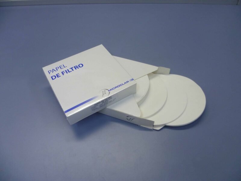 Papel de Filtro Cualitativo, Diámetro: 125 mm. Velocidad de filtración: 6 segundos