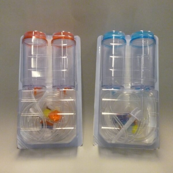 Canister para antibióticos y productos con actividad antimicrobiana. De 120 ml x 10u.