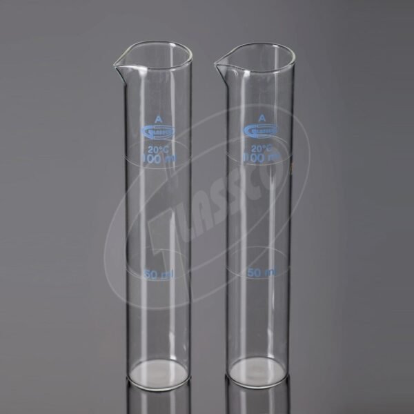 Tubo nessler sin tapa de 100 ml