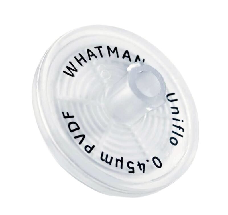 Filtros de jeringa Uniflo PVDF Ø25mm, No estéril x 500u.
