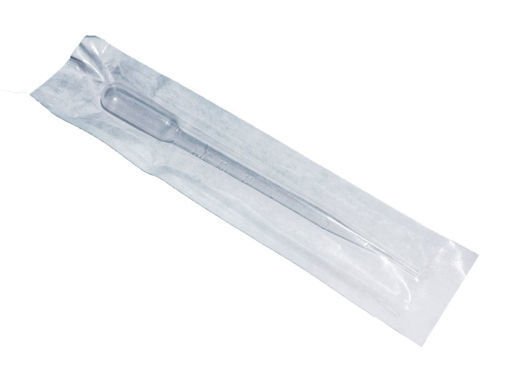 Pipetas Pasteur plásticas estériles individuales x 100u