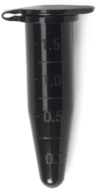 Tubo t/eppendorf negro 1,5ml x 500u.