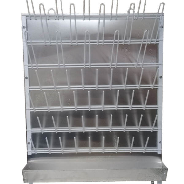 Escurridor plastificado para mesada con colector