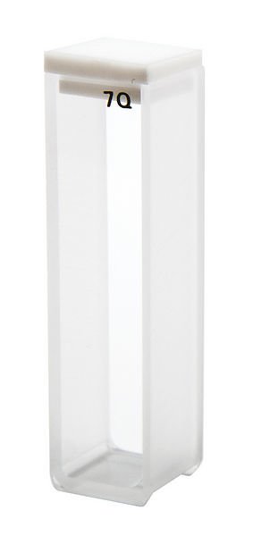 Cubeta de muestra: rectangular de 1 cm, cuarzo, con camino óptico de 10 mm