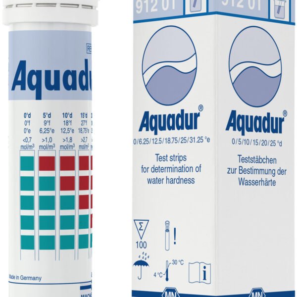 Tiras AQUADUR 5–25 para dureza total x 100u