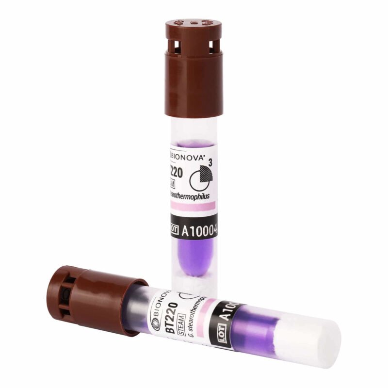 Indicador biológico de 3 horas para vapor (FDA) x 50 u.