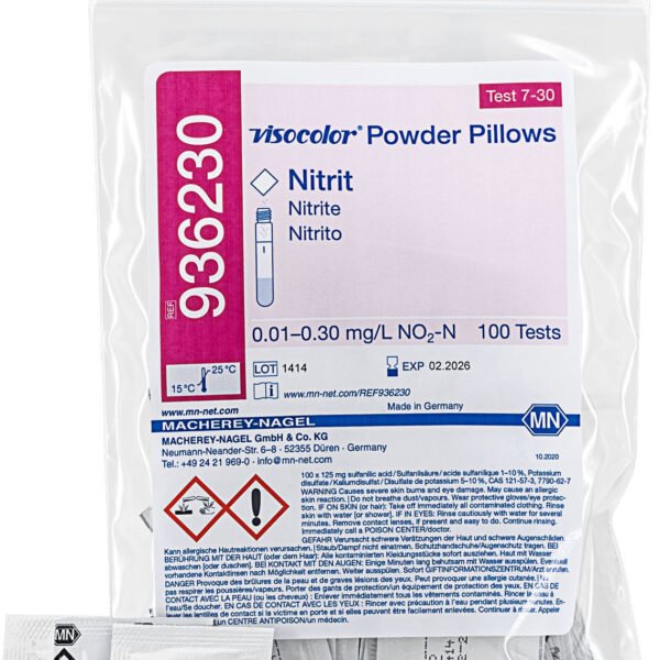 Reactivos para Nitrito Visocolor Rango: 0.03 - 1.00 mg/l NO x 100u.