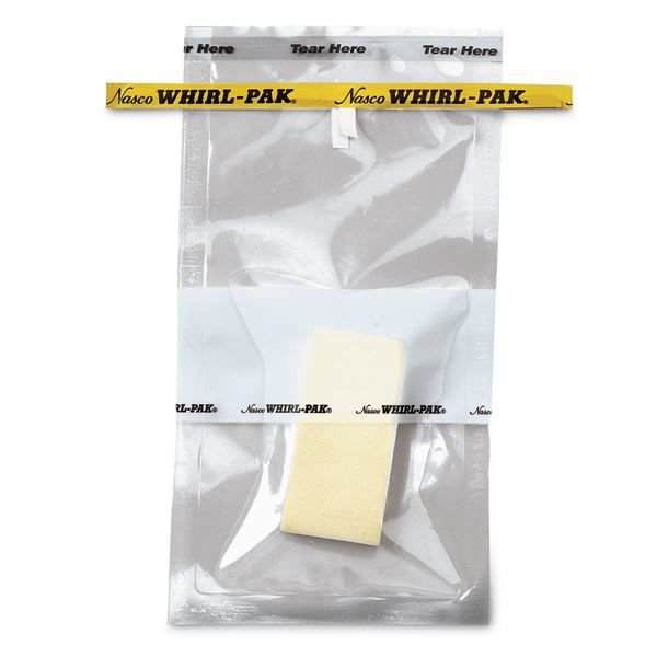 Bolsas Whirl-Pak® Hydrated PolySponge™ sin guante x 100u