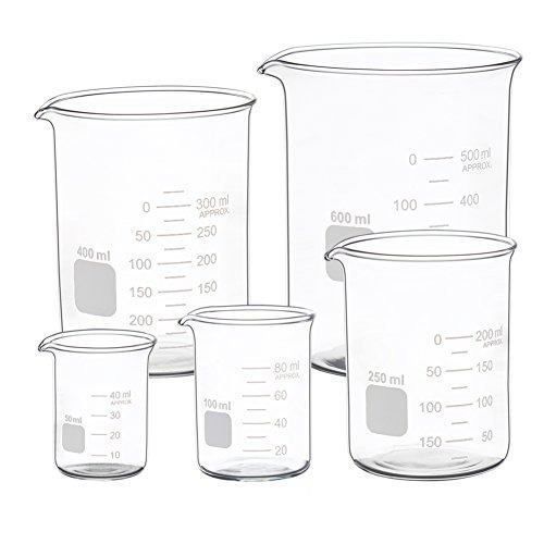 Vaso Precipitado de Vidrio 5000 ml Boro 3.3 Everglass – Unidad