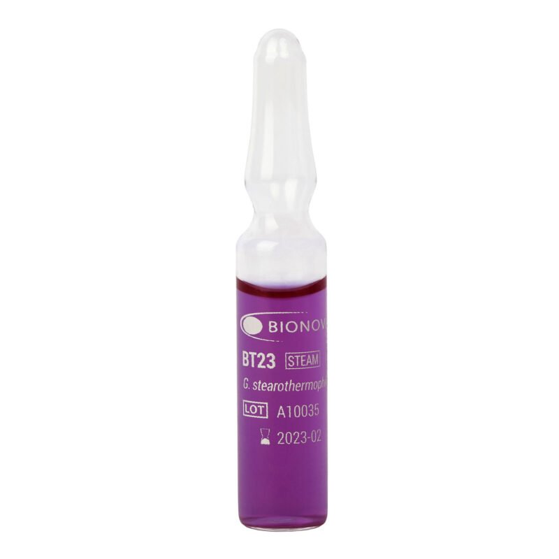 Ampollas autocontenidas con Esporas para control de esterilización de líquidos por Vapor x 50u. - Imagen 2