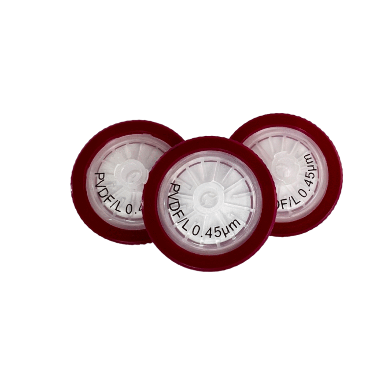 Filtro de Jeringa de PVDF Hidrofóbico No estéril de Ø25mm x 100u.