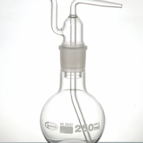 Pisetas de vidrio con cabezal intercambiable esmeril 24/29