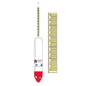Alcohómetro rangos varios (temperatura de calibración 15ºC o 20ºC)
