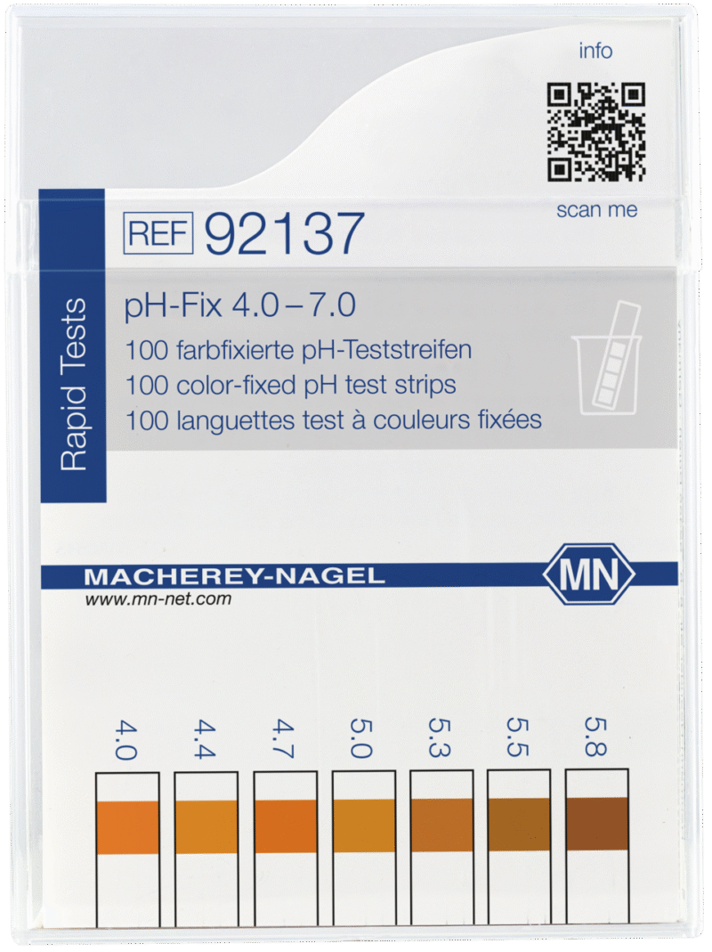 Tiras indicadoras de pH-Fix 4.0-7.0 x 100u
