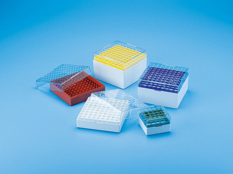 Criocaja PC para 81 microtubos de 1,5-2ml.