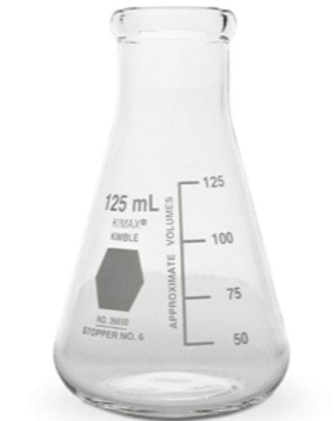 Erlenmeyer graduados boca ancha