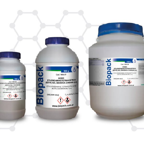 CACIDO EDTA DISODICO p.a. 2-H2O 250 gr