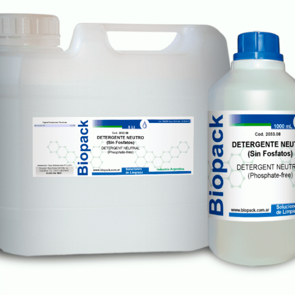 DETERGENTE NEUTRO (Sin Fosfatos) x 5000 mL