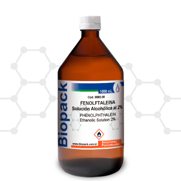 FENOLFTALEINA Solución Alcohólica al 2% x 1000 mL