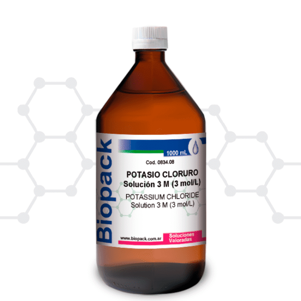 POTASIO CLORURO Solución 3 M (3 mol/l) x 1000 mL