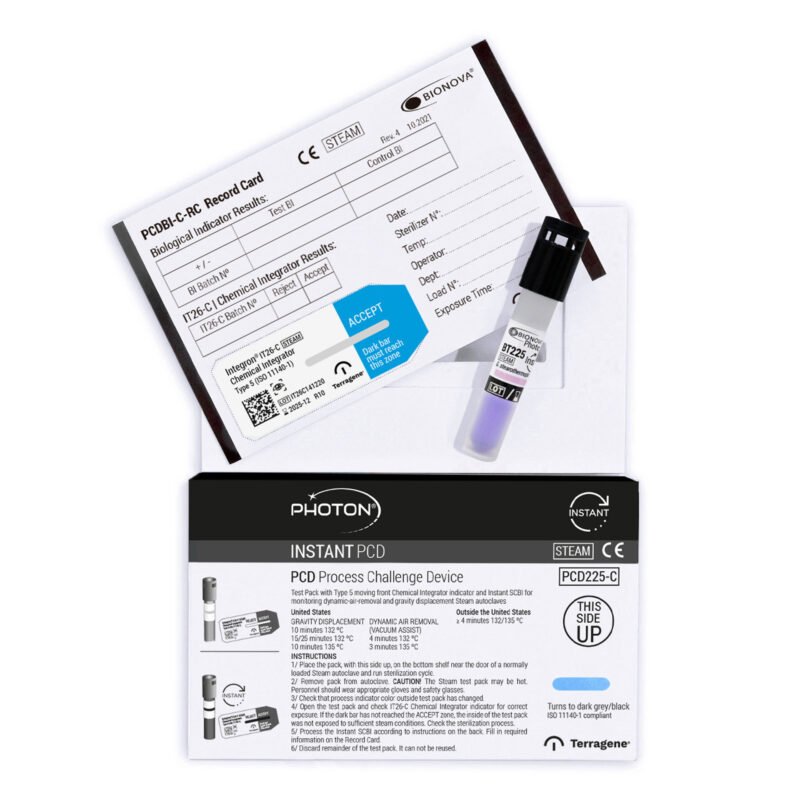 Kit de paquete de prueba de vapor instantáneo (con integrador de frente móvil) Photon x 25u. - Imagen 3