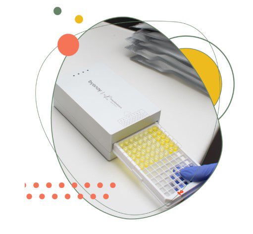 Espectrofotómetro lector de microplaca para Elisa BYONOY