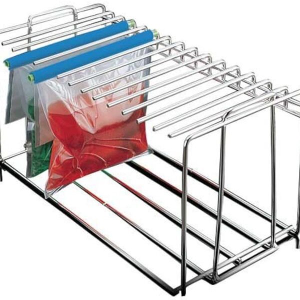 Gradilla para 14 bolsas para homogeneizadores Stomacher x 2u