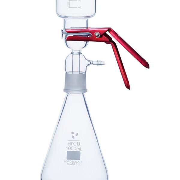 Equipo de vidrio para filtración de membranas Ø47mm 1000 ml