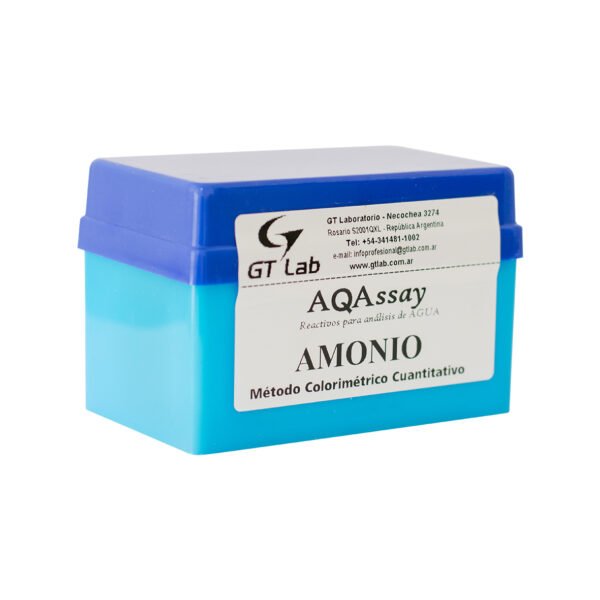 Test Amonio rango 0,05-20 mg/l x 25 determinaciones