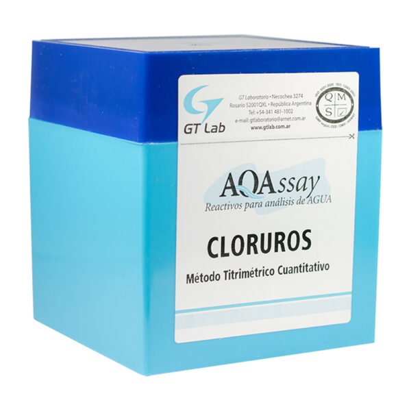 Test Cloruros rango 10-200 mg/l x 25-50 determinaciones