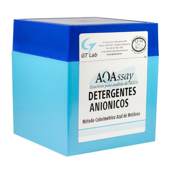 Test detergentes aniónicos rango 0,05-1 mg/l x 50 determinaciones