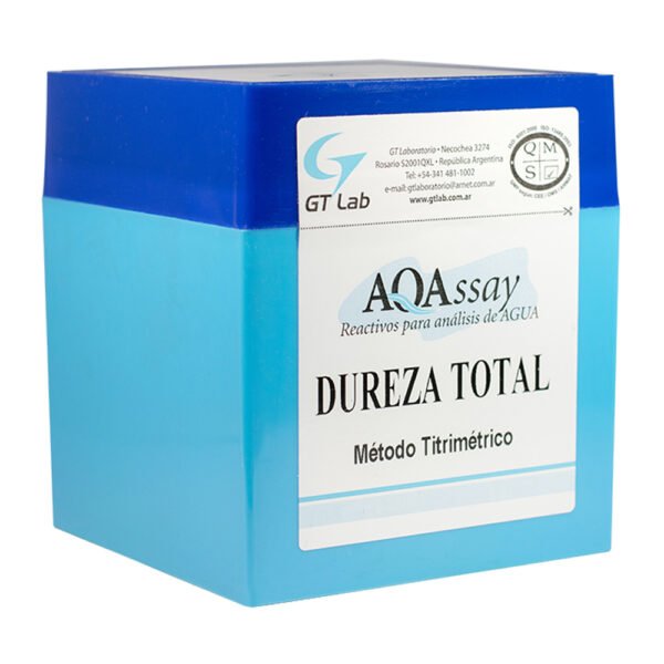 Test Dureza rango 2-300 mg/l x 25 determinaciones