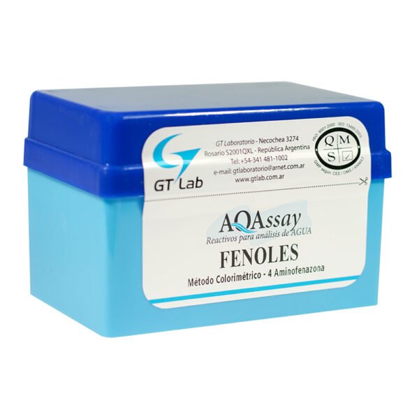Test fenoles rango 0,05-10 mg/ x 50 determinaciones