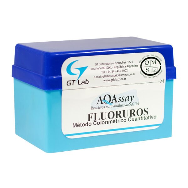 Test fluoruros rango 0,1-2 mg/l x 25 determinaciones