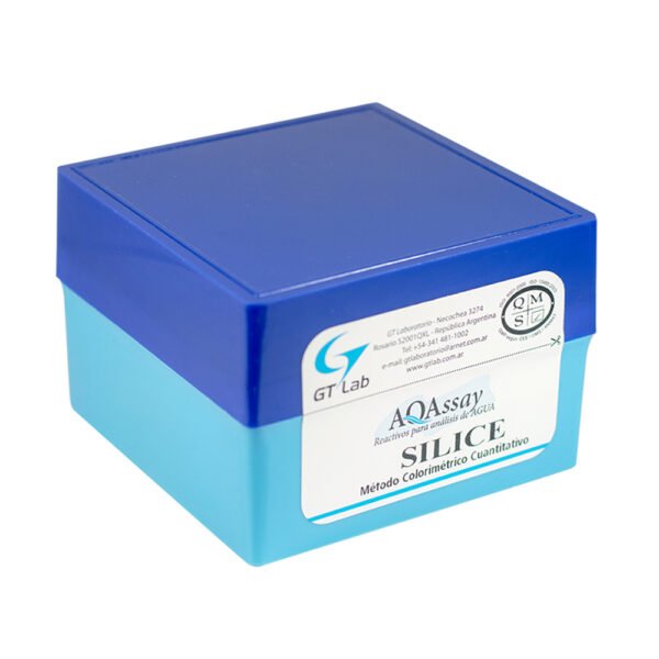 Test silice rango 0,01 – 1 mg/l x 50 determinaciones