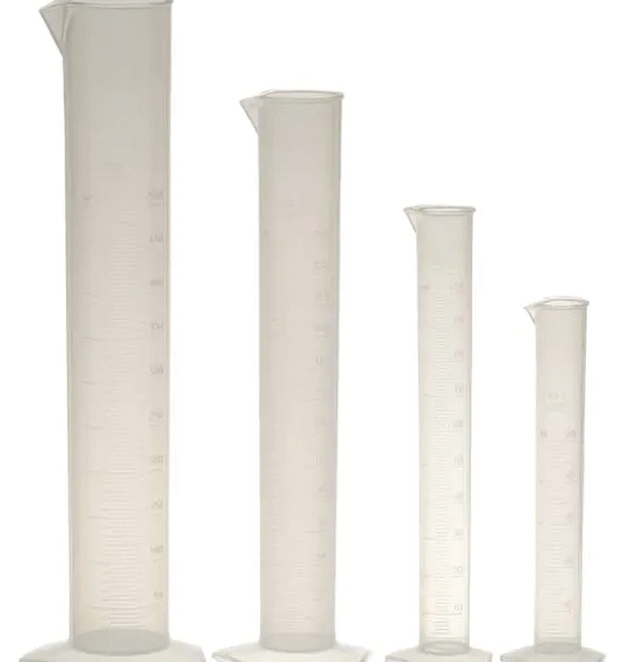 Probetas de PP x 500 ml. Origen: India