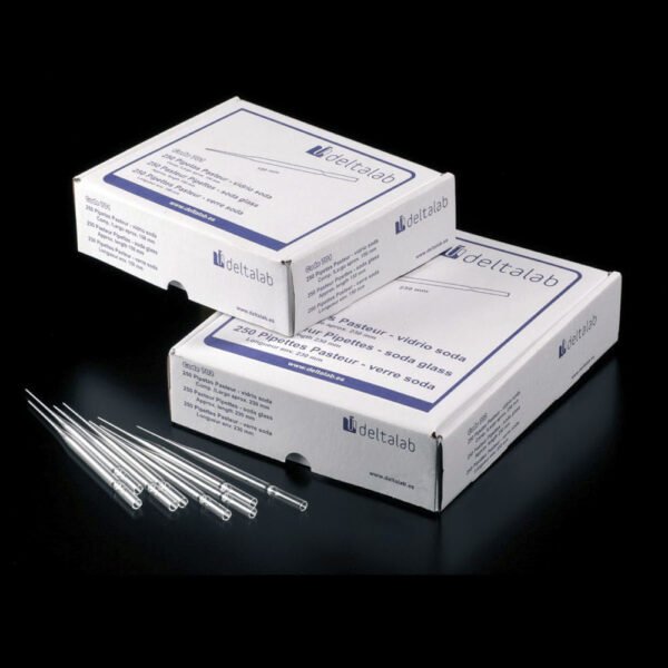Pipetas Pasteur de vidrio Deltalab x 250u.