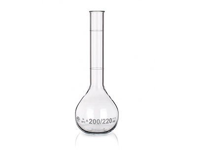 Matraz aforado de cuello ancho x 200 ml