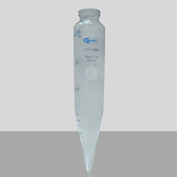 Tubos de centrífuga forma torpedo graduado hasta 100 ml